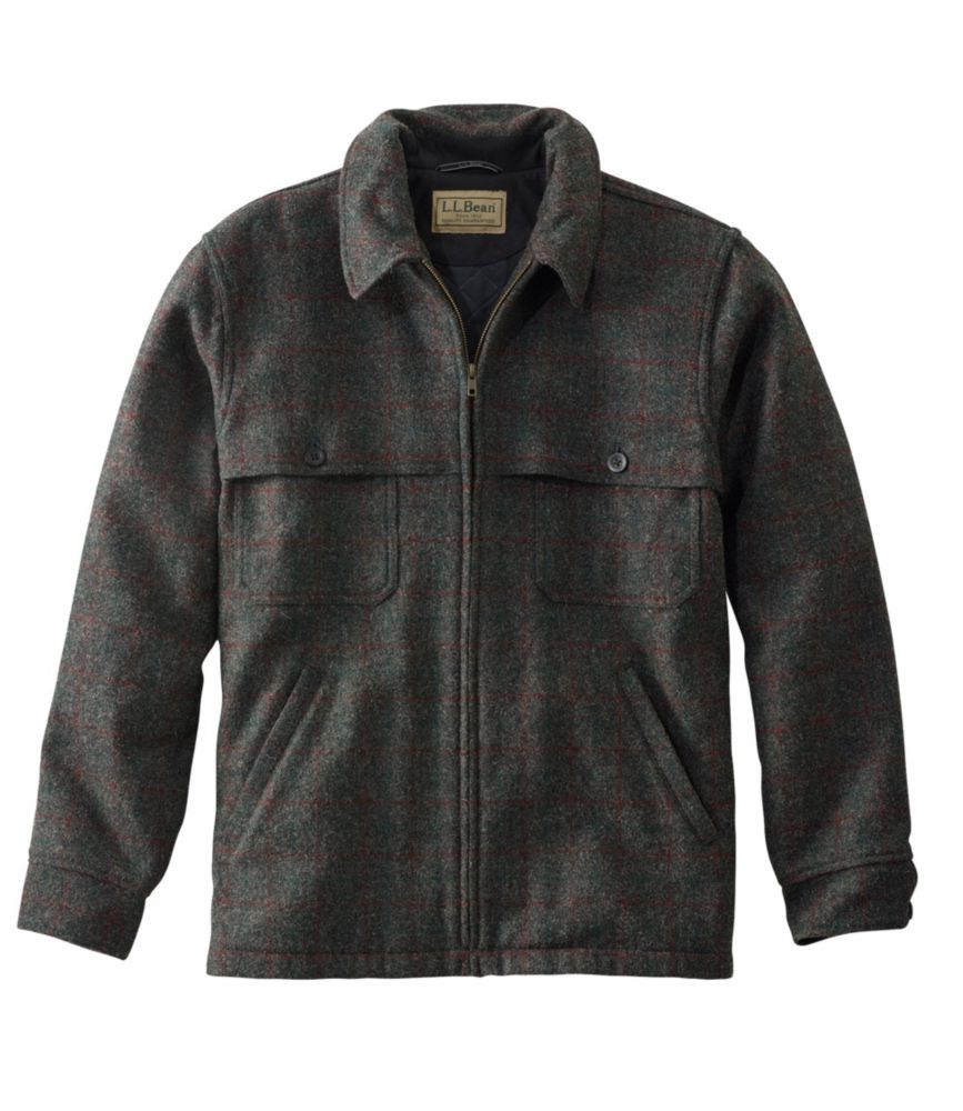 L.L. Bean Maine Guide Insulated Wool Jacket
