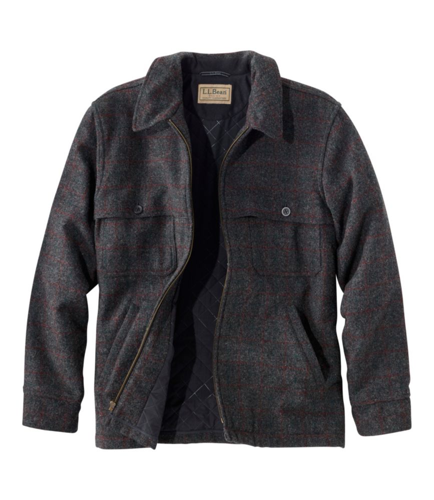 Men's Maine Guide Zip-Front Jac-Shirt with PrimaLoft, Plaid