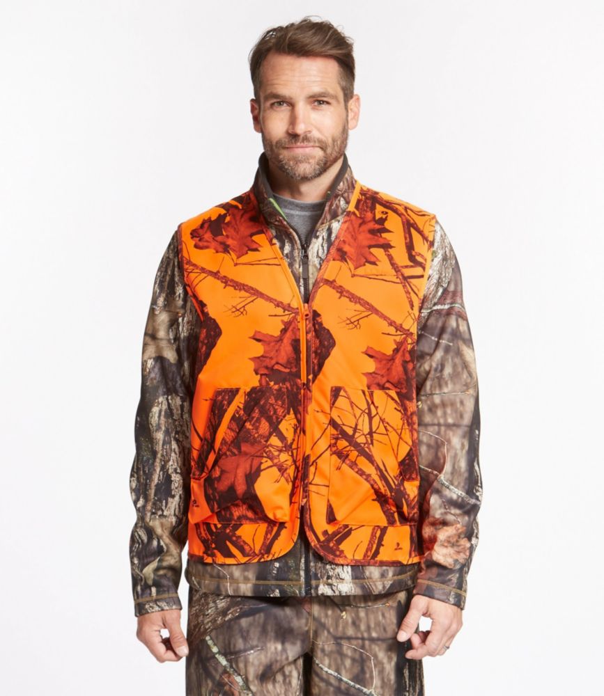 orange camo hunting vest