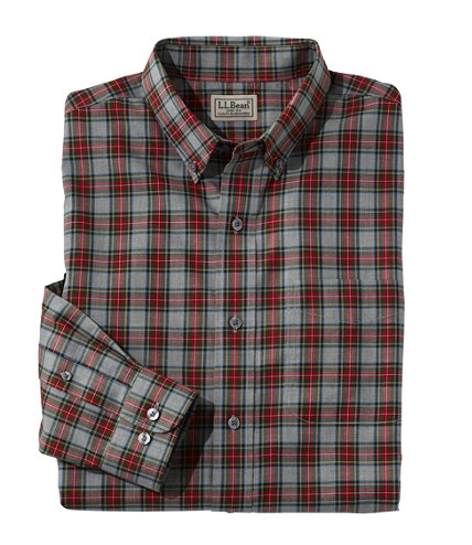 Men's Wrinkle-Free Mini-Tartan Shirt, Slightly Fitted | Now on sale at ...