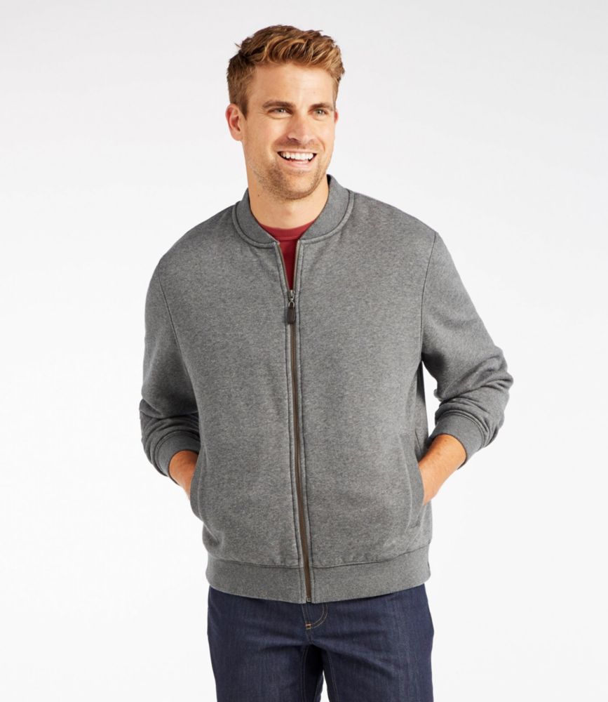 zipped sweatshirt no hood