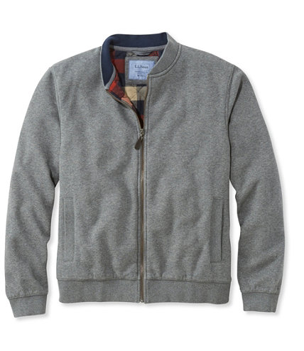 Men's Flannel-Lined Sweatshirt | Free Shipping at L.L.Bean.