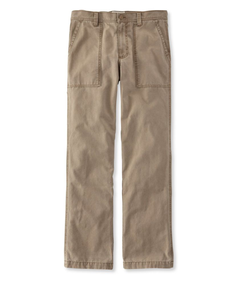ll bean flannel lined khakis