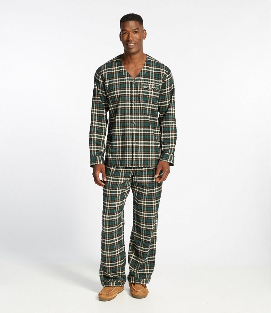 L.L.Bean Cotton/Wool Pajamas, Plaid