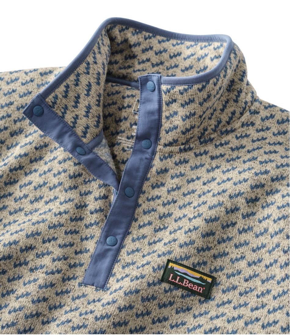 Natura verlangen houding Men's L.L.Bean Sweater Fleece Pullover, Print | Sweatshirts & Fleece at  L.L.Bean