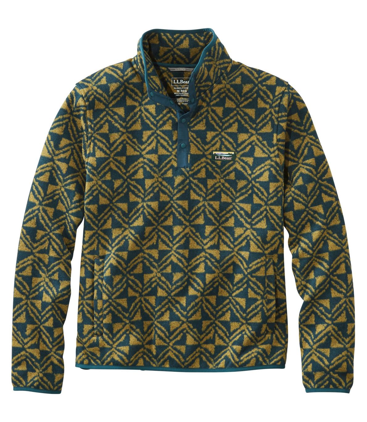 Men's L.L.Bean Sweater Fleece Pullover, Print at L.L. Bean