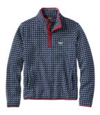 Men's L.L.Bean                                                         Sweater Fleece                                                         Pullover, Print,                                                         Regular