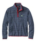 Men's L.L.Bean                                                         Sweater Fleece                                                         Pullover, Print,                                                         Regular