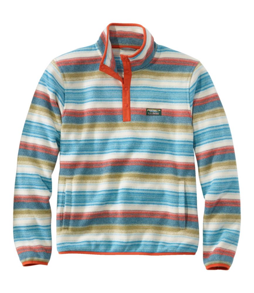 Men's L.L.Bean Sweater Fleece Pullover, Print Sweatshirts & Fleece at