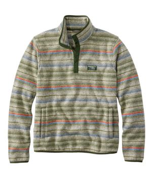 Men's L.L.Bean Sweater Fleece Pullover, Print