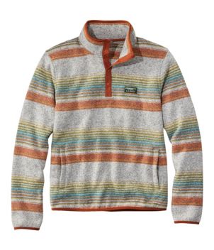 Men's L.L.Bean Sweater Fleece Pullover, Print