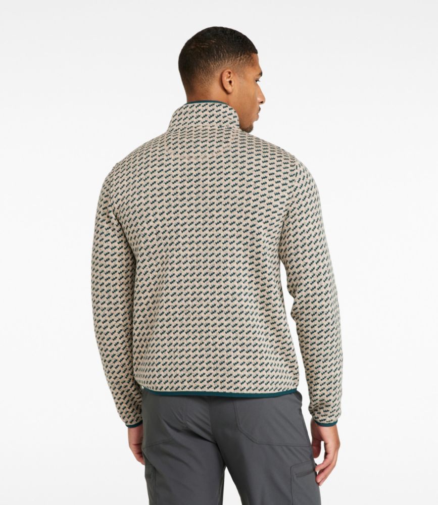 Men's L.L.Bean Sweater Fleece Pullover, Print
