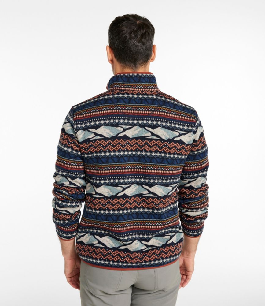 Men's L.L.Bean Sweater Fleece Pullover, Print