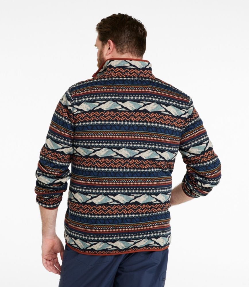 Men's L.L.Bean Sweater Fleece Pullover, Print