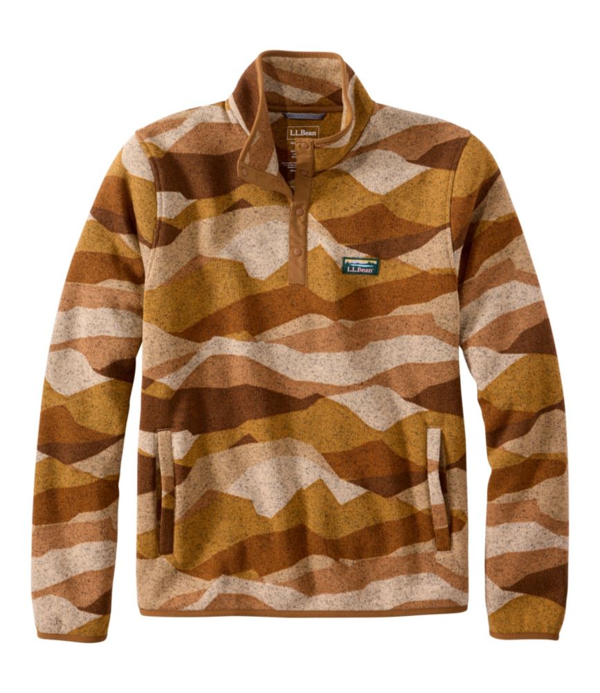 Men's L.L.Bean Sweater Fleece Pullover, Print