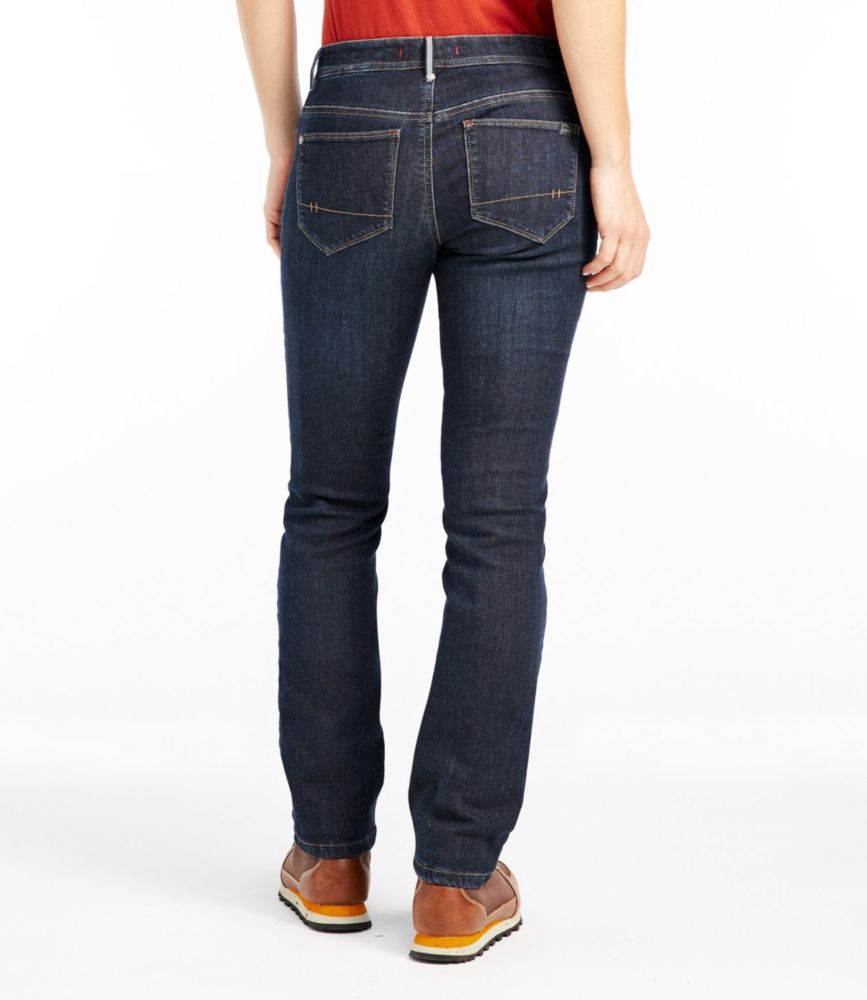 ll bean fleece lined jeans womens