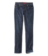 Women's L.L.Bean Performance Stretch Jeans, Low-Rise Lined