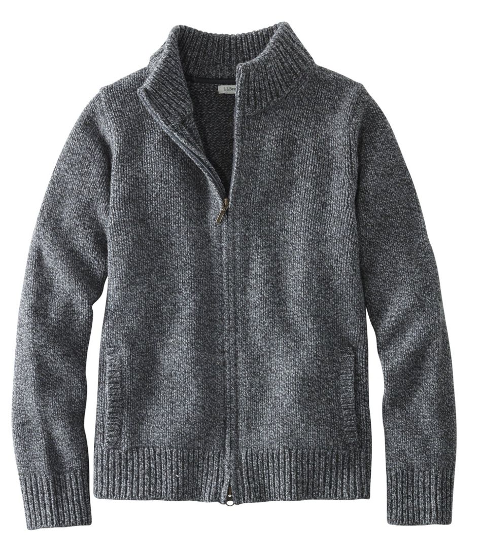 Women's L.L.Bean Classic Ragg Wool Sweater, Zip Cardigan | Sweaters at ...