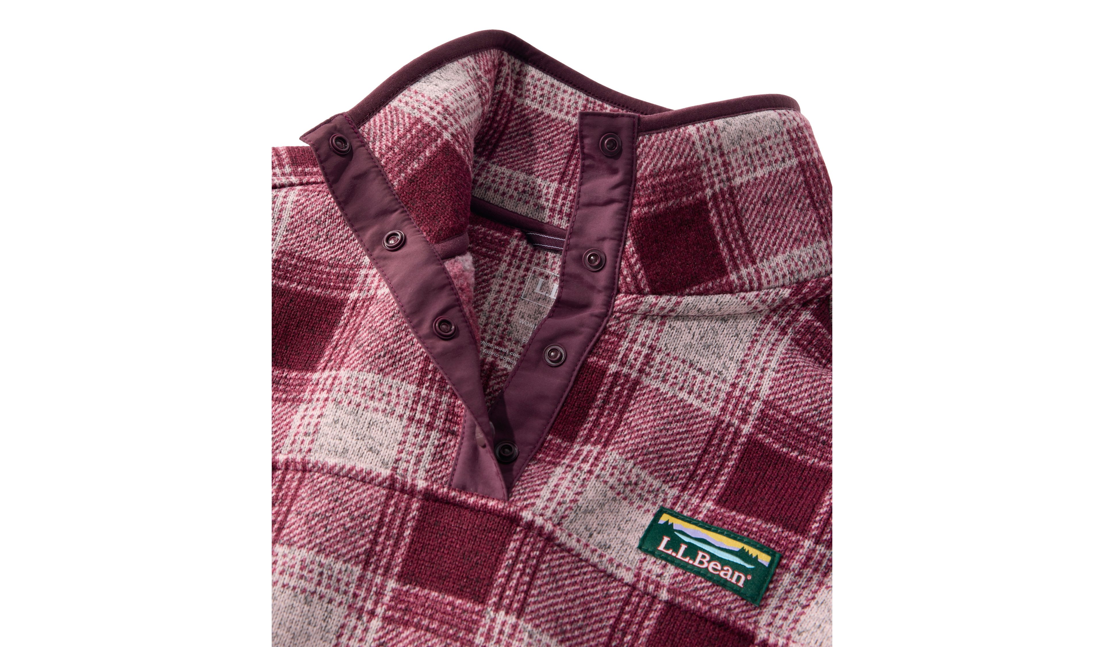 Women's L.L.Bean Sweater Fleece Pullover, Print