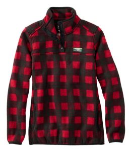Women's L.L.Bean Sweater Fleece Pullover, Print
