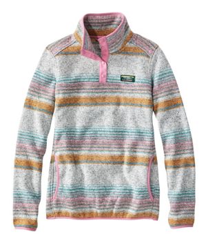 Women's L.L.Bean Sweater Fleece Pullover, Print