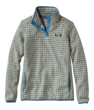 Women's L.L.Bean Sweater Fleece Pullover, Print