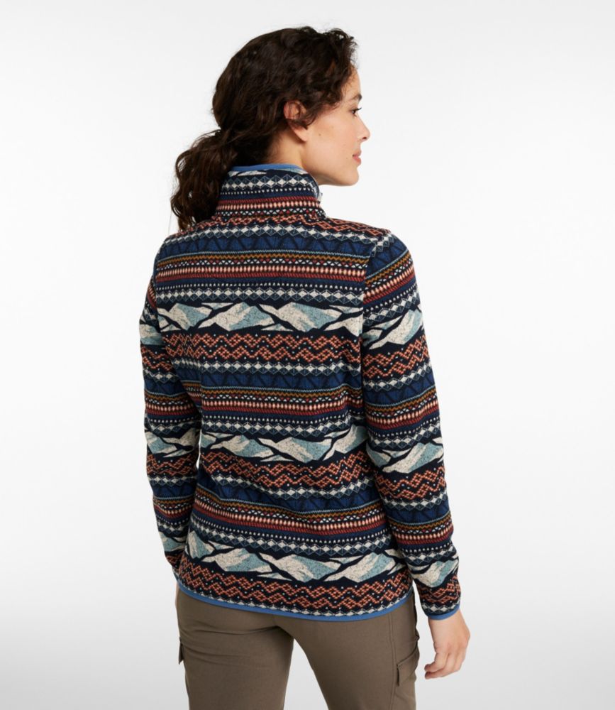 Women's L.L.Bean Sweater Fleece Pullover, Print