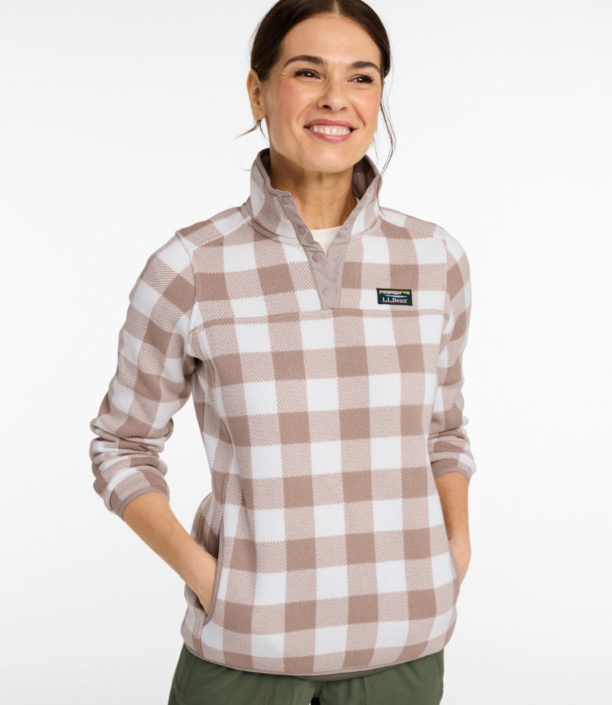 Women's L.L.Bean Sweater Fleece Pullover, Print