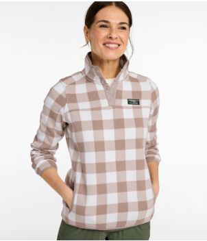 Women's L.L.Bean Sweater Fleece Pullover, Print