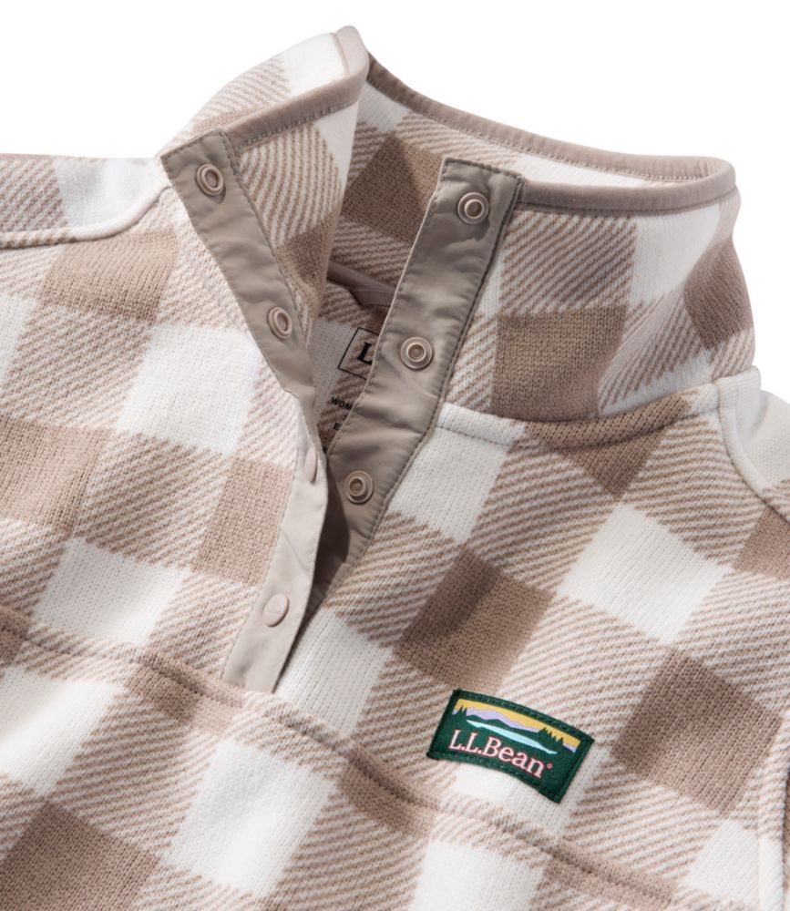 Women's L.L.Bean Sweater Fleece Pullover, Print
