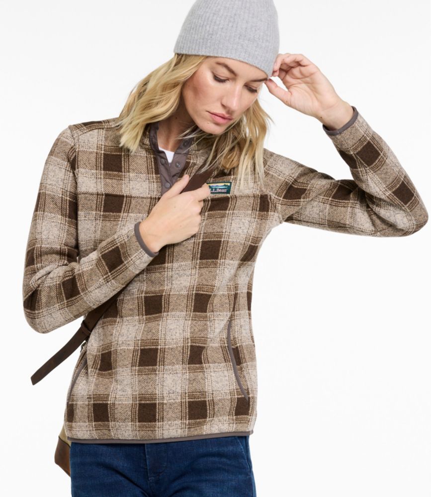 Women's L.L.Bean Sweater Fleece Pullover, Print
