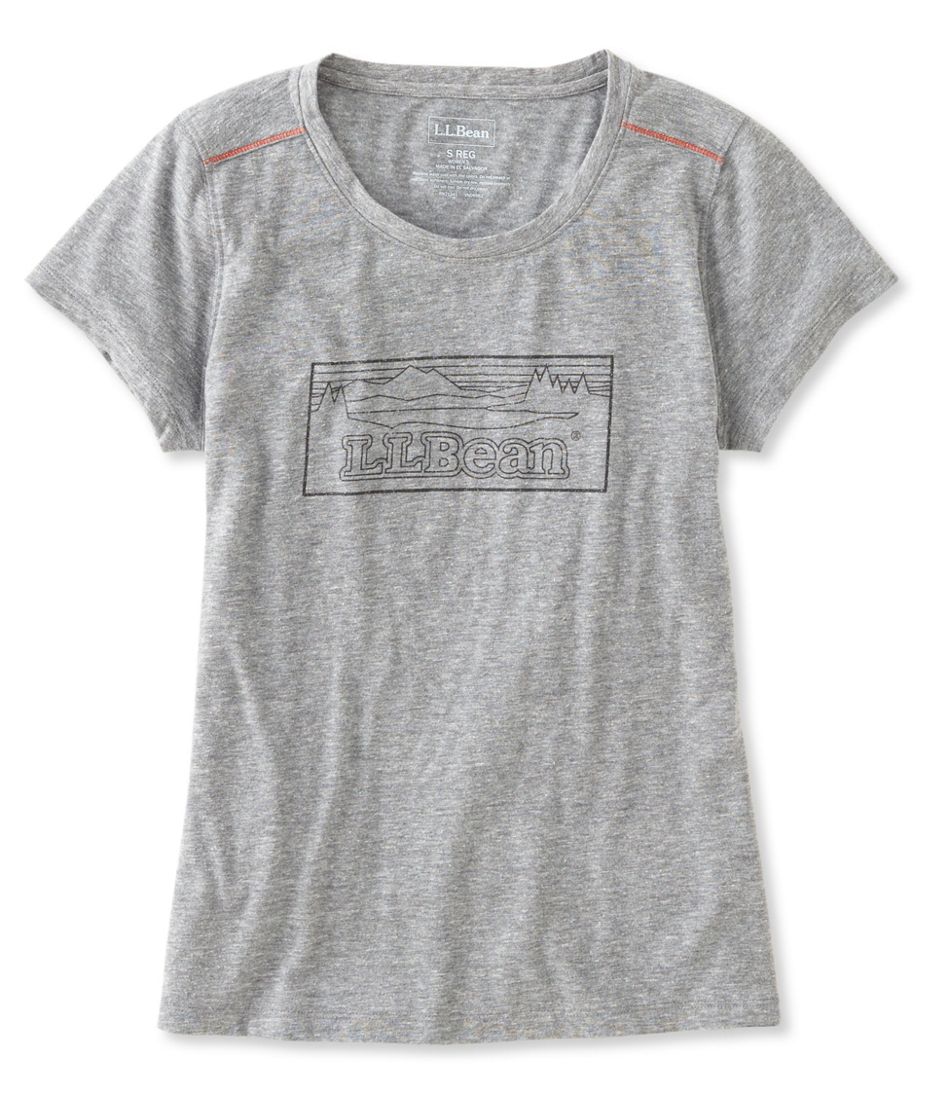 Women's Back Cove Heathered Tee, Graphic | Shirts & Tops at L.L.Bean