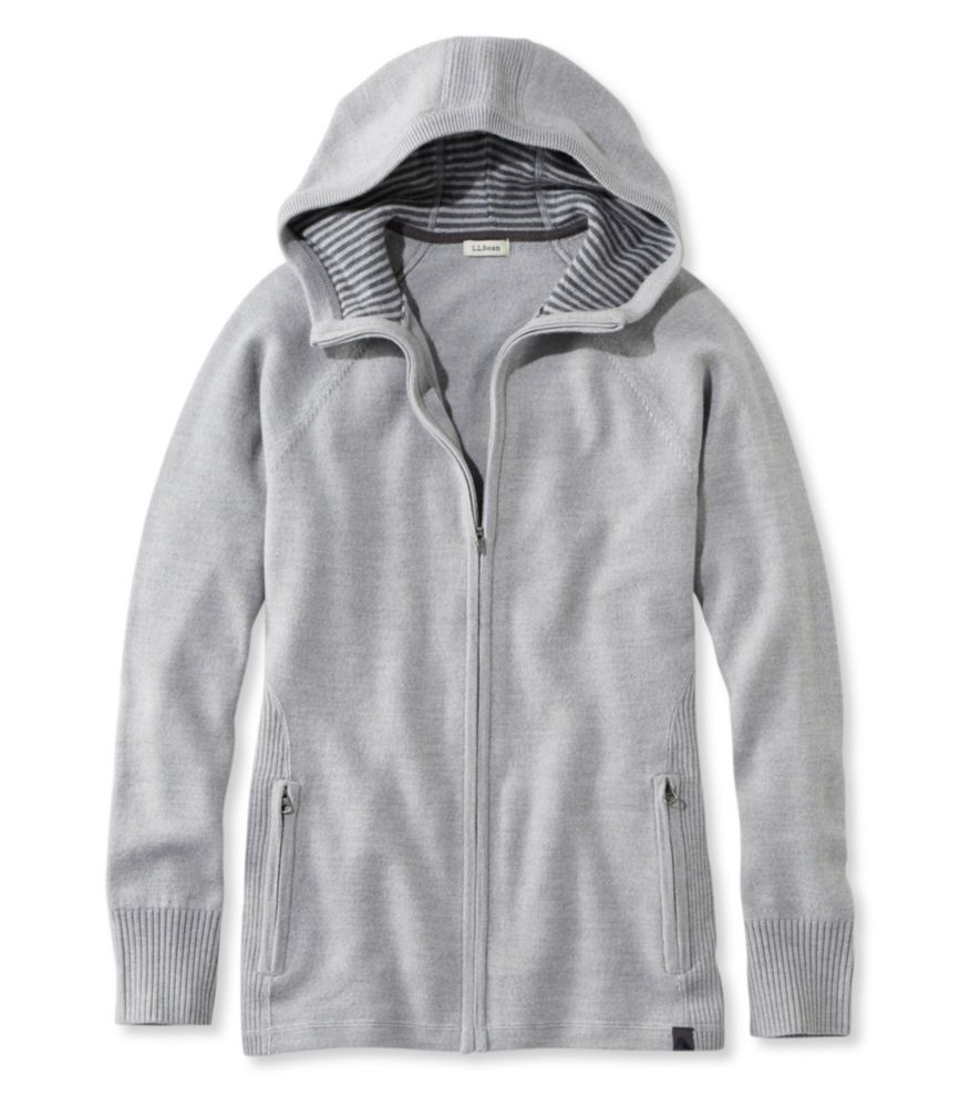 women's wool zip hoodie