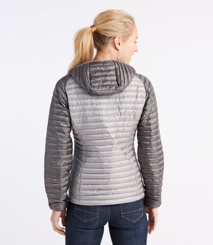 Women’s Ultralight 850 Down Sweater Hooded Jacket, Colorblock Women's
