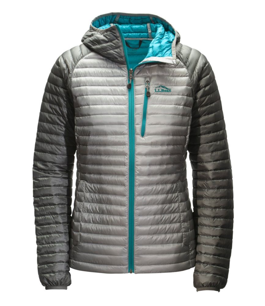 Women’s Ultralight 850 Down Sweater Hooded Jacket, Colorblock Women's