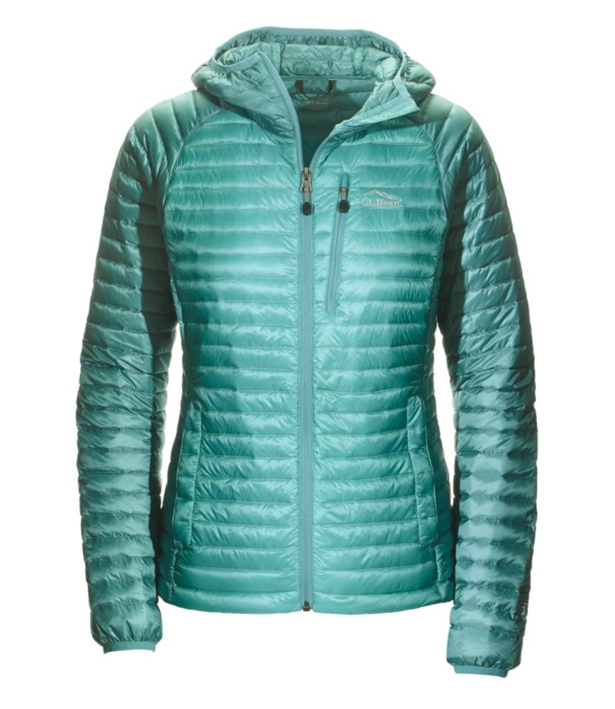 Women’s Ultralight 850 Down Sweater Hooded Jacket, Colorblock