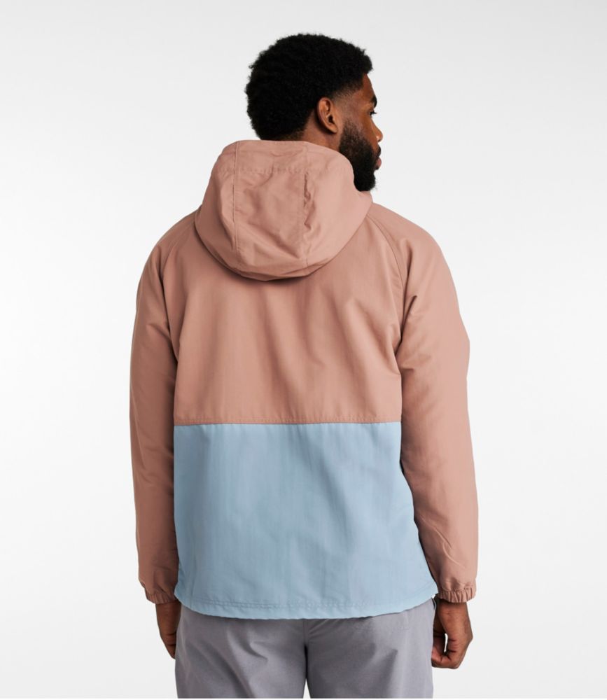 Men's Mountain Classic Anorak, Colorblock, Golden Ash/Cadet Blue, small image number 6