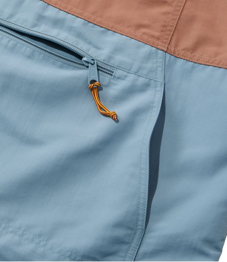 Men's Mountain Classic Anorak, Colorblock, Golden Ash/Cadet Blue, small image number 8