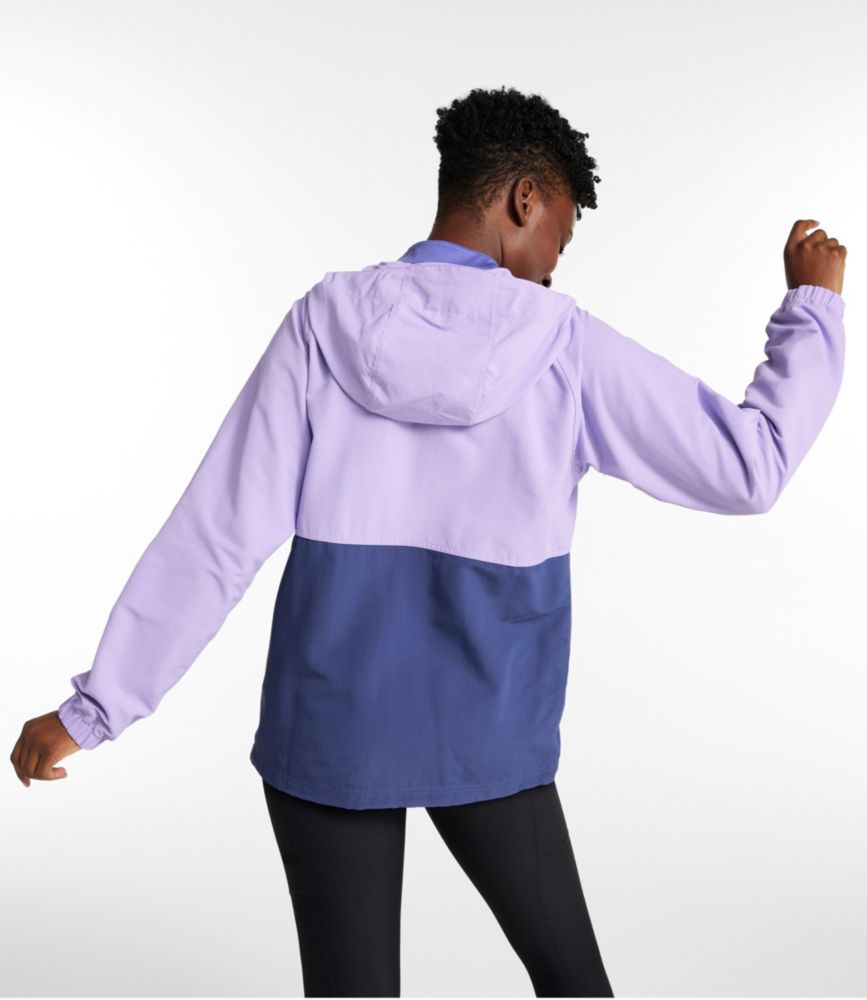 Women's Mountain Classic Anorak, Colorblock, French Lilac/Dark Twilight Blue, small image number 3