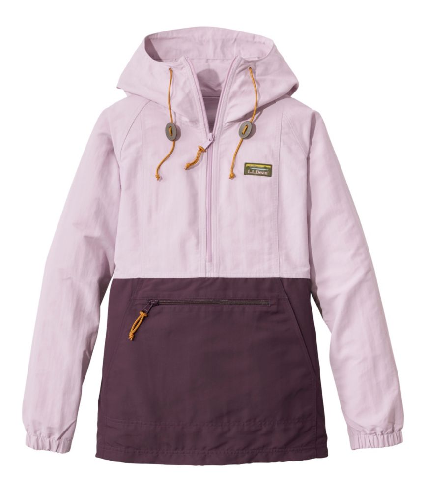 Women's Mountain Classic Anorak, Colorblock, Lavender Ice/Eggplant, small image number 1