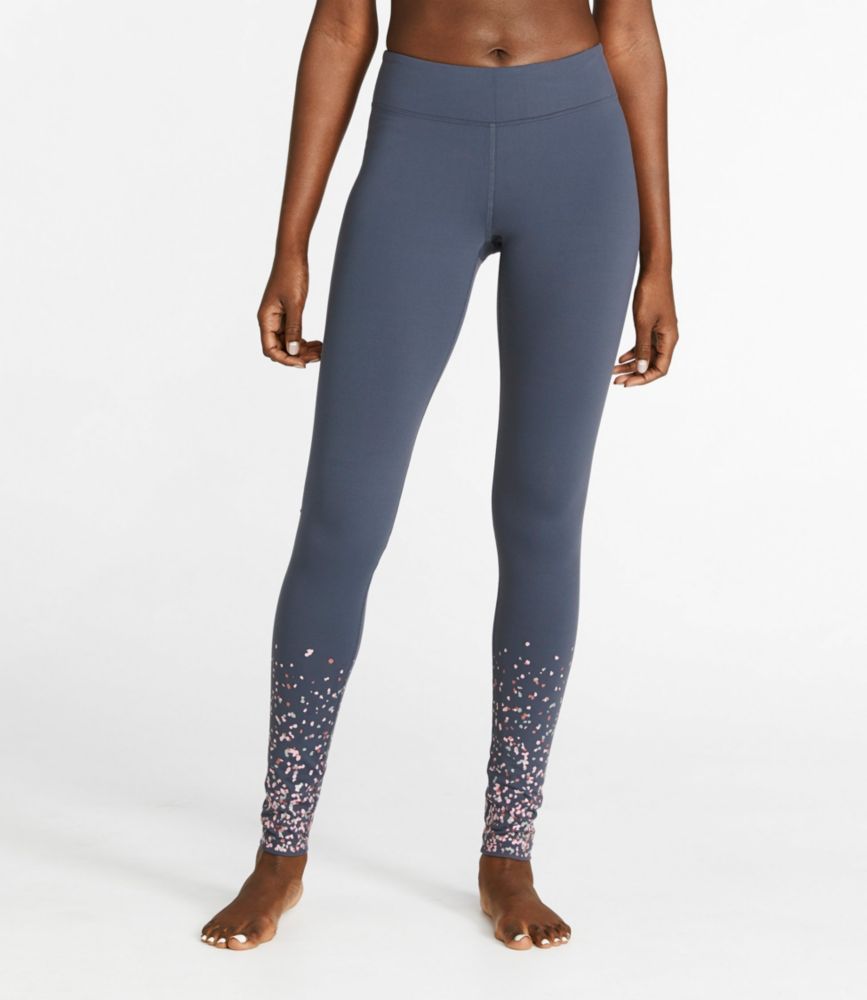 Women's Boundless Performance Tights, Low-Rise Graphic, Gunmetal Gray Mountain Dots, small image number 2