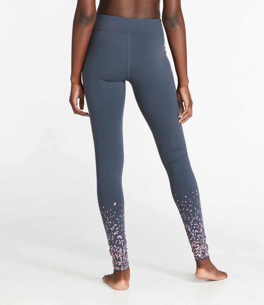 Women's Boundless Performance Tights, Low-Rise Graphic, Gunmetal Gray Mountain Dots, small image number 3