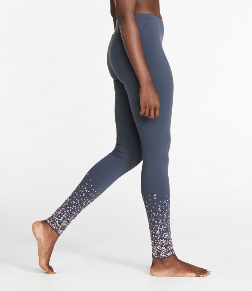 Women's Boundless Performance Tights, Low-Rise Graphic, Gunmetal Gray Mountain Dots, small image number 4