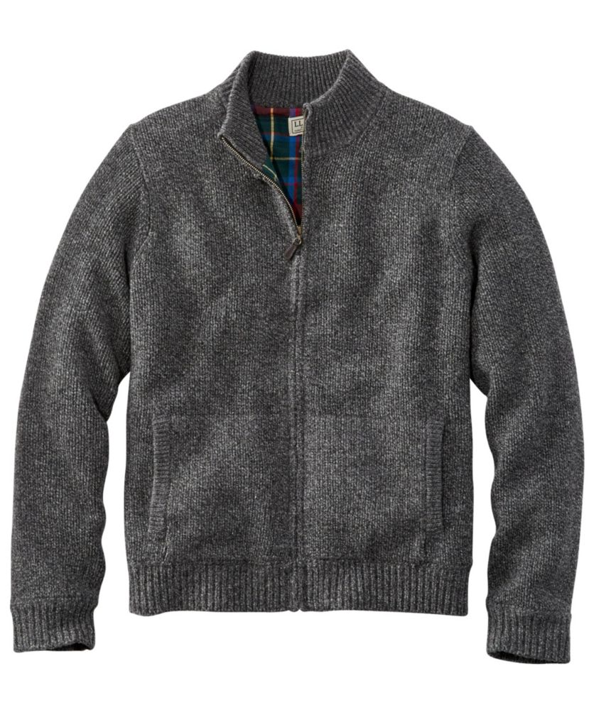 mens wool sweater with zipper