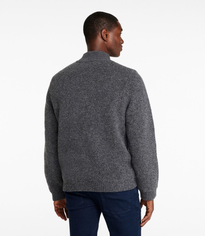 Men's L.L.Bean Classic Ragg Wool Sweater, Full-Zip Flannel-Lined | Sweaters at L.L.Bean
