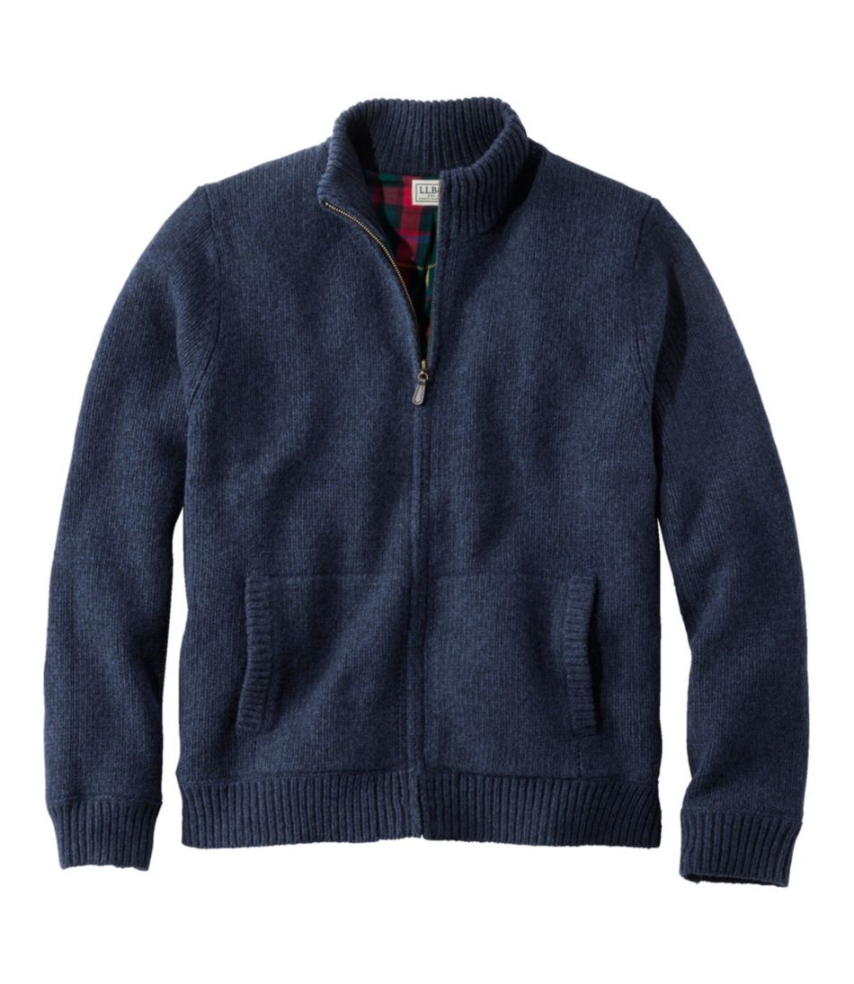 L.L.Bean® Fleece Knit Stand Collar Long Sleeve Full Zip Sweater
