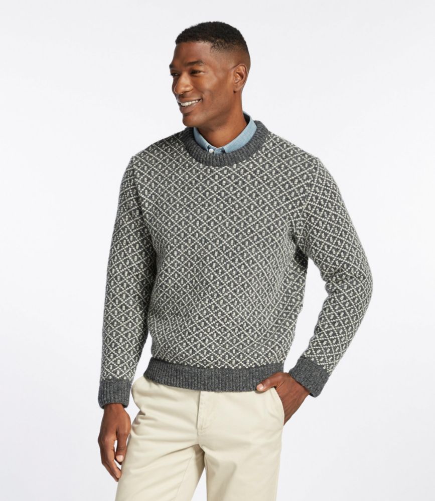 ll bean men's crewneck sweatshirt