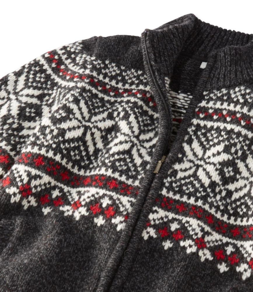 fair isle cardigan sweater