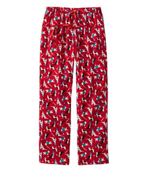 Women's L.L.Bean Flannel Pants, Print
