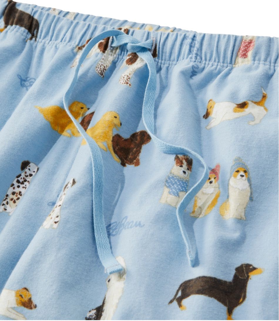 Women's L.L.Bean Flannel Sleep Pants, Print
